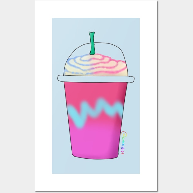 Unicorn Frap Wall Art by cherubi19